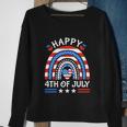 Funny 4Th Of July Cat American Flag V2 Sweatshirt Gifts for Old Women