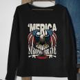 Funny 4Th Of July Usa Flag American Patriotic Eagle Gift Sweatshirt Gifts for Old Women