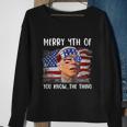 Funny Biden Confused Merry Happy 4Th Of You Know The Thing Funny Design Sweatshirt Gifts for Old Women