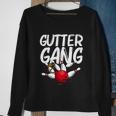 Funny Bowling Gift For Men Women Cool Funny Gutter Gang Bowlers Gift Sweatshirt Gifts for Old Women