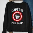 Funny Captain Poop Pants Tshirt Sweatshirt Gifts for Old Women