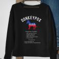 Funny Conservative Republican Anti Biden Donkeypox Sweatshirt Gifts for Old Women