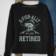 Funny Fishing Ofishally Retired Est 2022 Tshirt Sweatshirt Gifts for Old Women