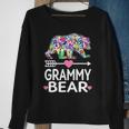 Funny Grammy Bear Mothers Day Floral Matching Family Outfits Sweatshirt Gifts for Old Women