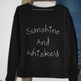 Funny Ing Drunk Gift Sunshine And Whiskey Great Gift Sweatshirt Gifts for Old Women