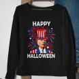 Funny Joe Biden Happy Halloween Confused For 4Th Of July V2 Sweatshirt Gifts for Old Women