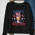 Funny Joe Biden Happy Halloween For Fourth Of July V3 Sweatshirt Gifts for Old Women