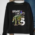 Funny Kids Rawr Im 5 5Th Birthday Party GiftRex Dinosaur Gift For Boys Gift Tshirt Sweatshirt Gifts for Old Women