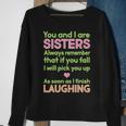 Funny Sisters Laughing Tshirt Sweatshirt Gifts for Old Women