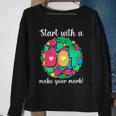 Funny Start With A Dot Make Your Mark The Dot Day Colorful Men Women Sweatshirt Graphic Print Unisex Gifts for Old Women