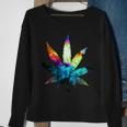 Galaxy Kush In Space Weed Sweatshirt Gifts for Old Women