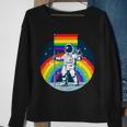 Gay Pride Astronaut Lgbt Moon Landing Sweatshirt Gifts for Old Women