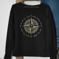 God Will Direct Your Path Compass Religion Christian Sweatshirt Gifts for Old Women