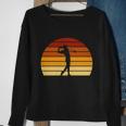 Golf Retro Sunset Golfing Sweatshirt Gifts for Old Women