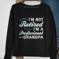 Grandpa Shirts Funny Fathers Day Retired Grandpa Long Sleeve Sweatshirt Gifts for Old Women