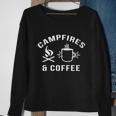 Grateful Glamper Campfires And Coffee Funny Gift For Or Sweatshirt Gifts for Old Women