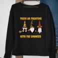 Halloween Gnomes Cute Pumpkin Fall Funny Costume Graphic Design Printed Casual Daily Basic Sweatshirt Gifts for Old Women