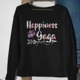 Happiness Is Being A Gaga Cute Womens Grandma Sweatshirt Gifts for Old Women
