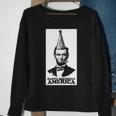 Happy Birthday America Abe Lincoln Sweatshirt Gifts for Old Women