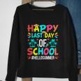 Happy Last Day Of School Hello Summer First Day Of Summer Gift Sweatshirt Gifts for Old Women
