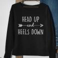 Head Up And Heels Down V2 Sweatshirt Gifts for Old Women