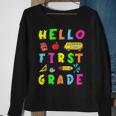 Hello Miss First Grade Back To School Teachers Kida Sweatshirt Gifts for Old Women