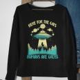 Here For The Cats Humans Are Gross Sweatshirt Gifts for Old Women