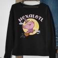 Hexalotl Funny Axolotl Witch Halloween Kawaii Meme Sweatshirt Gifts for Old Women