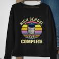 High School Level Complete Funny School Student Teachers Graphics Plus Size Sweatshirt Gifts for Old Women