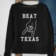 Horns Down Beat Texas Football Sweatshirt Gifts for Old Women