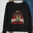 I Chose This Life Thin Red Line Sweatshirt Gifts for Old Women