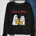 I Got A Rock Lazy Day Halloween Costume Funny Trick Or Treat Sweatshirt Gifts for Old Women