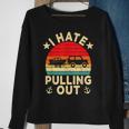 I Hate Pulling Out Retro Boating Boat Captain V3 Sweatshirt Gifts for Old Women