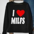 I Heart Milfs Sweatshirt Gifts for Old Women