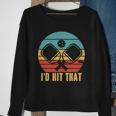 Id Hit That Funny Pickleball Retro Tshirt Sweatshirt Gifts for Old Women