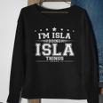 Im Isla Doing Isla Things Sweatshirt Gifts for Old Women