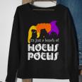 Its Just A Bunch Of Hocus Pocus Halloween Tshirt Sweatshirt Gifts for Old Women