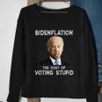 Joe Biden Bidenflation The Cost Of Voting Stupid Sweatshirt Gifts for Old Women