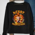 Joe Biden Merry Thanksgiving Confused Happy Halloween Sweatshirt Gifts for Old Women