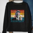 Joe Buzzin 4Th Of July Retro Drinking President Joe Biden Sweatshirt Gifts for Old Women