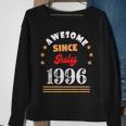 July 1996 Birthday Awesome Since 1996 July Vintage Cool Sweatshirt Gifts for Old Women