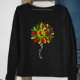 Juneteenth Sunflower Sweatshirt Gifts for Old Women