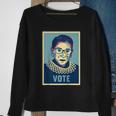 Jusice Ruth Bader Ginsburg Rbg Vote Voting Election Sweatshirt Gifts for Old Women