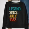 Legend Since July 1982 40 Year Old Bday 40Th Birthday Sweatshirt Gifts for Old Women