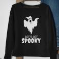 Lets Get Spooky Ghost Boo Halloween Quote Sweatshirt Gifts for Old Women