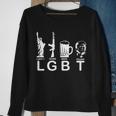 Lgbt Liberty Guns Beer Pro Donald Trump Tshirt Sweatshirt Gifts for Old Women