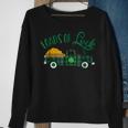 Loads Of Luck - St Pattys Day Vintage Pickup Truck Men Women Sweatshirt Graphic Print Unisex Gifts for Old Women