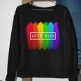 Love Wins Flag Sweatshirt Gifts for Old Women