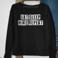 Lovely Funny Cool Sarcastic Eat Sleep Hike Repeat Sweatshirt Gifts for Old Women