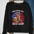 Make 4Th Of July Great Again Trump Ing Beer Patriotic Cool Gift Sweatshirt Gifts for Old Women
